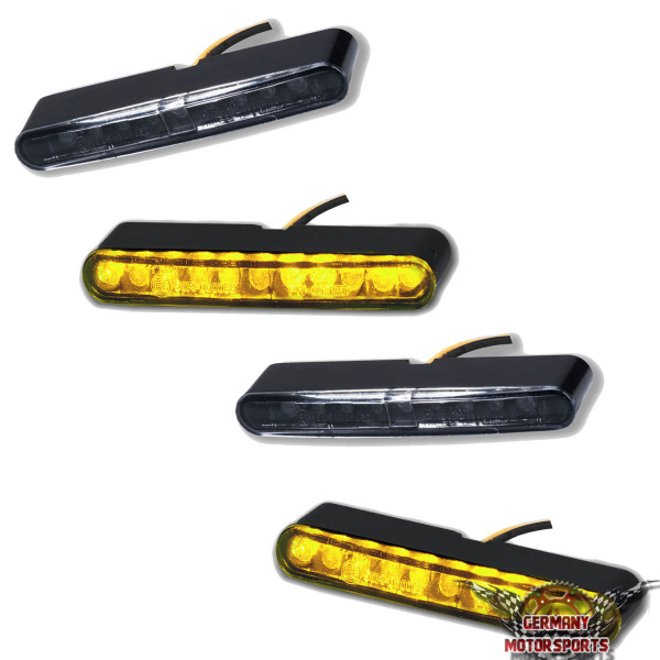 LED Blinker Stripe schwarz getönt 2 Paar