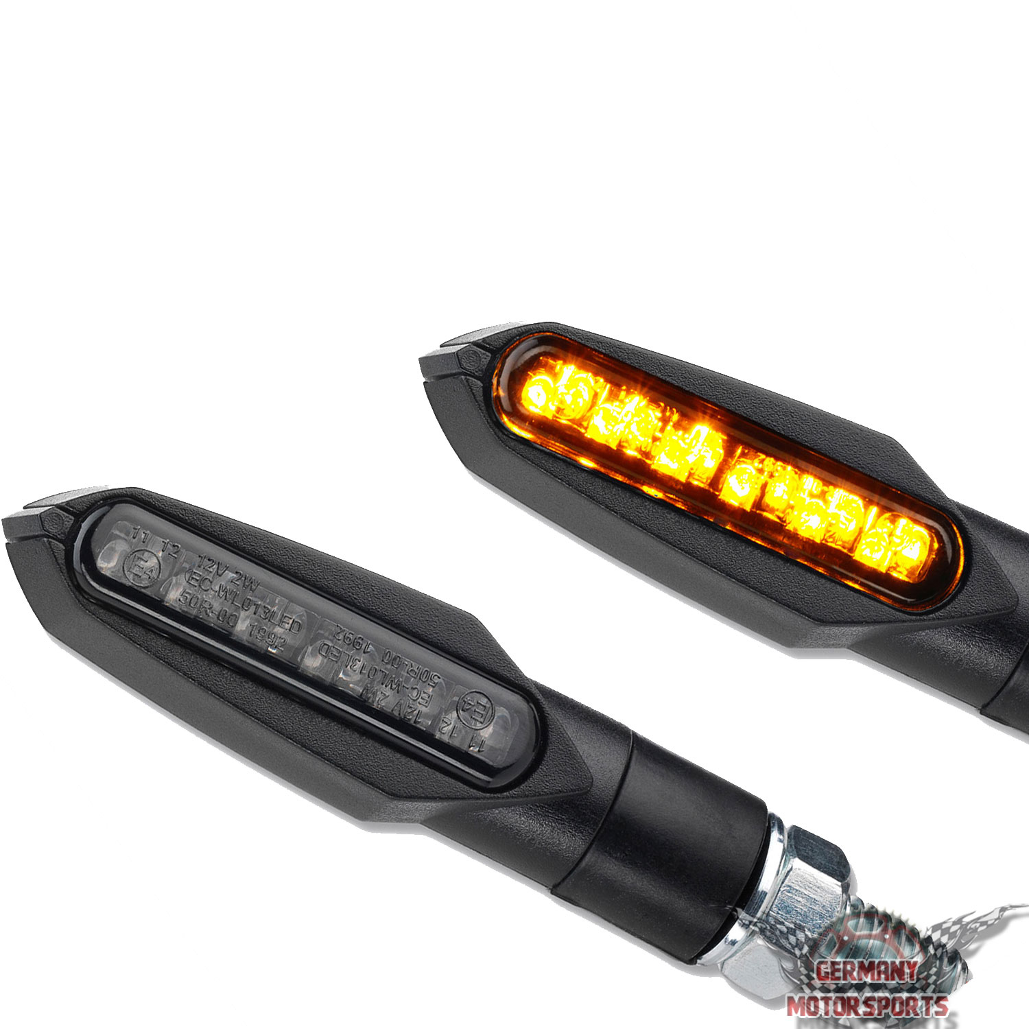 Set: 2x Mini-Blinker 12V LED - für Moped und Motorrad von VEBCO
